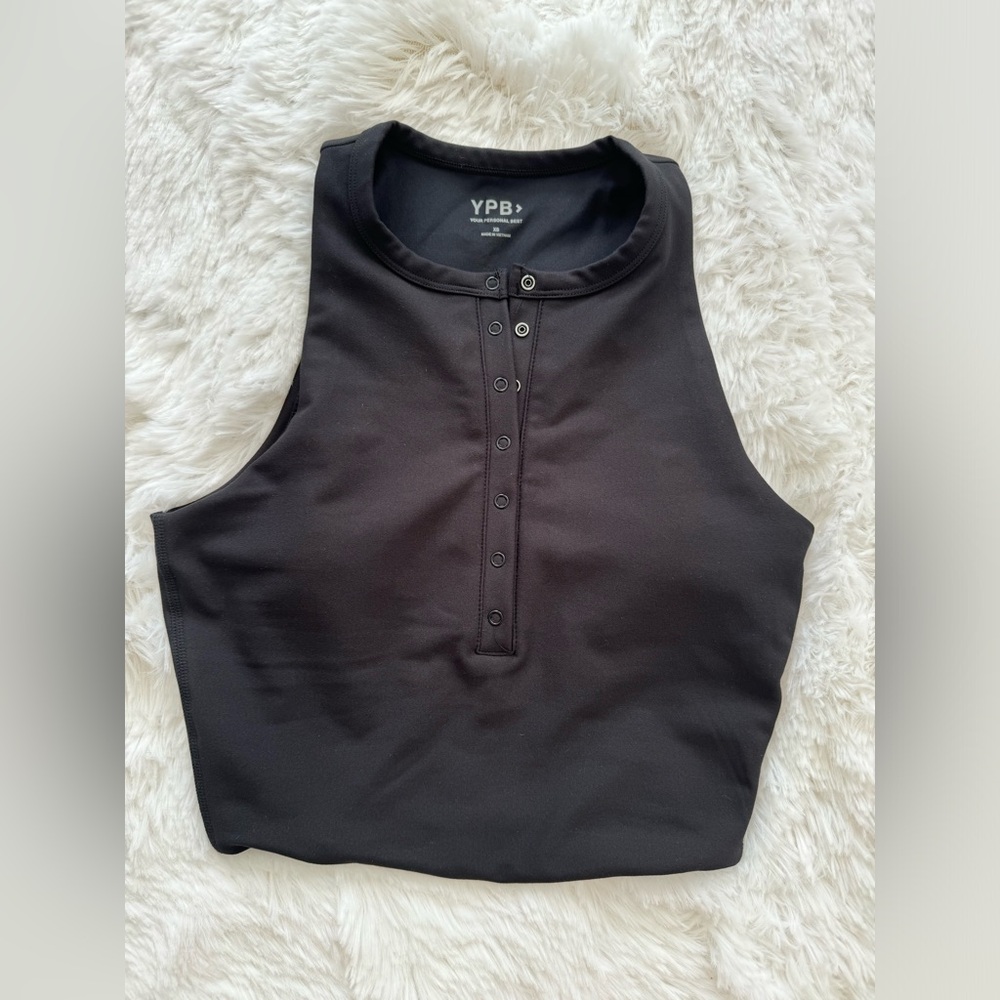 YPB Abercrombie & Fitch Plunge Henley Slim Tank. NWOT.